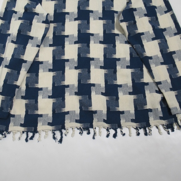 Kith Men's Jumbo Houndstooth Overshirt Cyanotype KHM032076 Size XXL - Picture 9 of 12